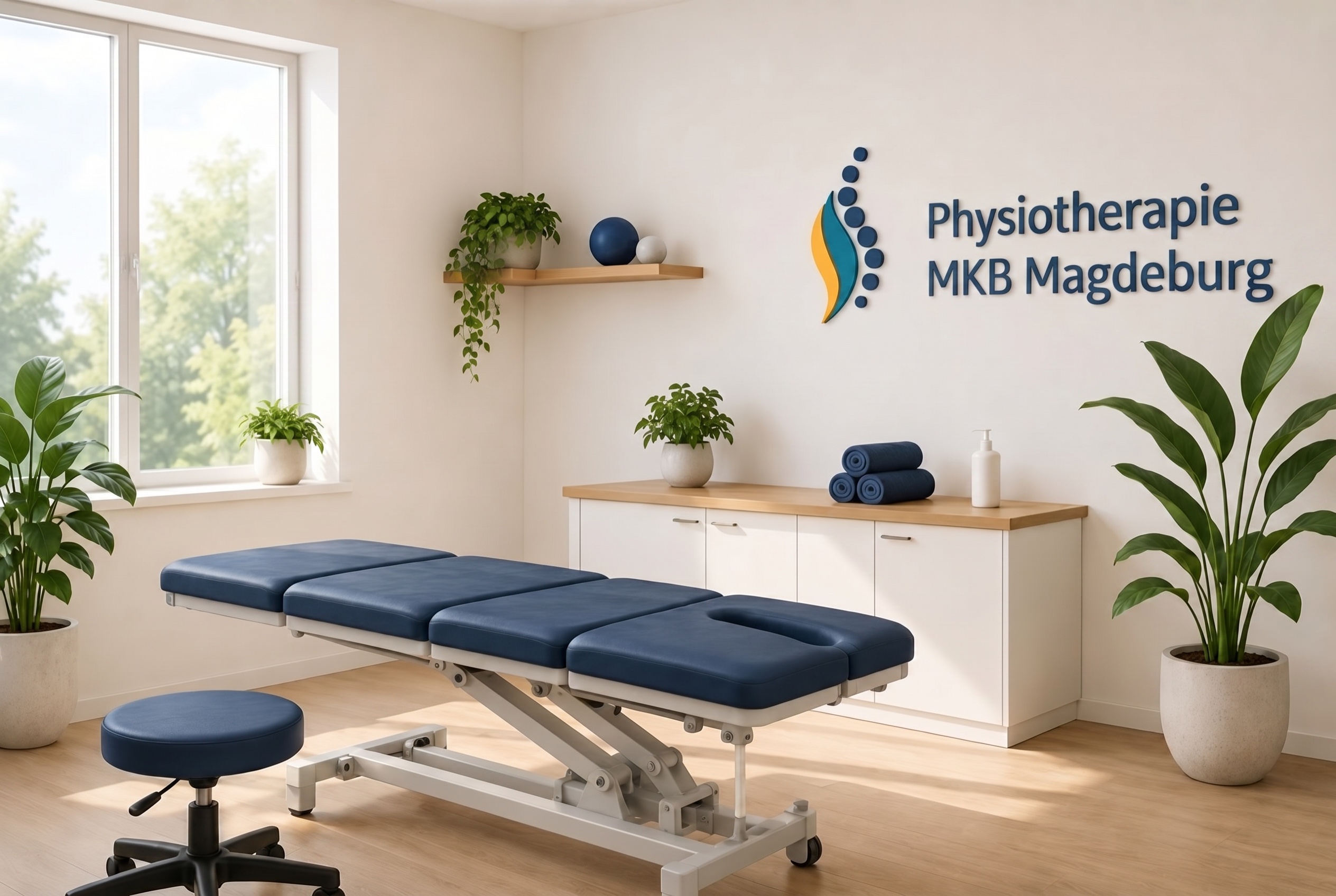 Heller, moderner Behandlungsraum der MKB Praxis Magdeburg